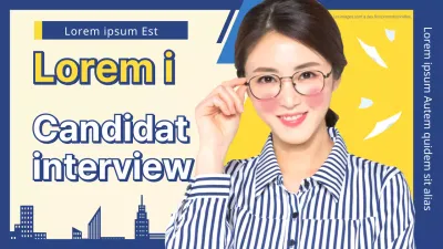 Les vignettes YouTube des entretiens avec les employés de l'entreprise en jaune et en bleu