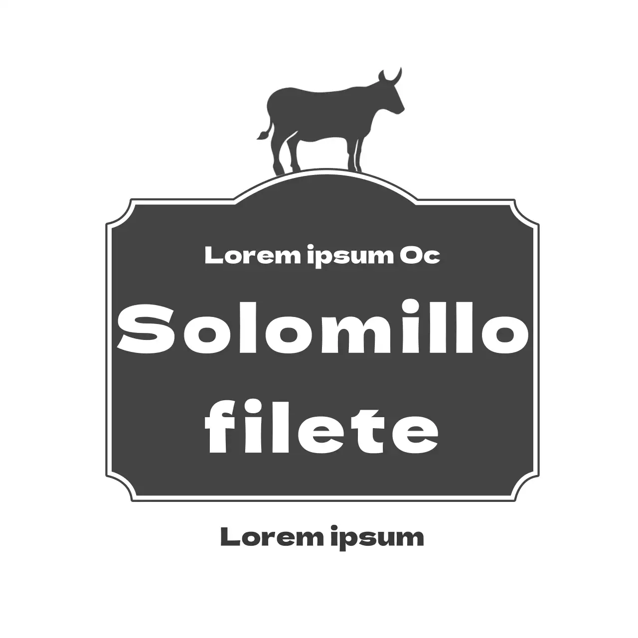 Etiquetas de la arrachera