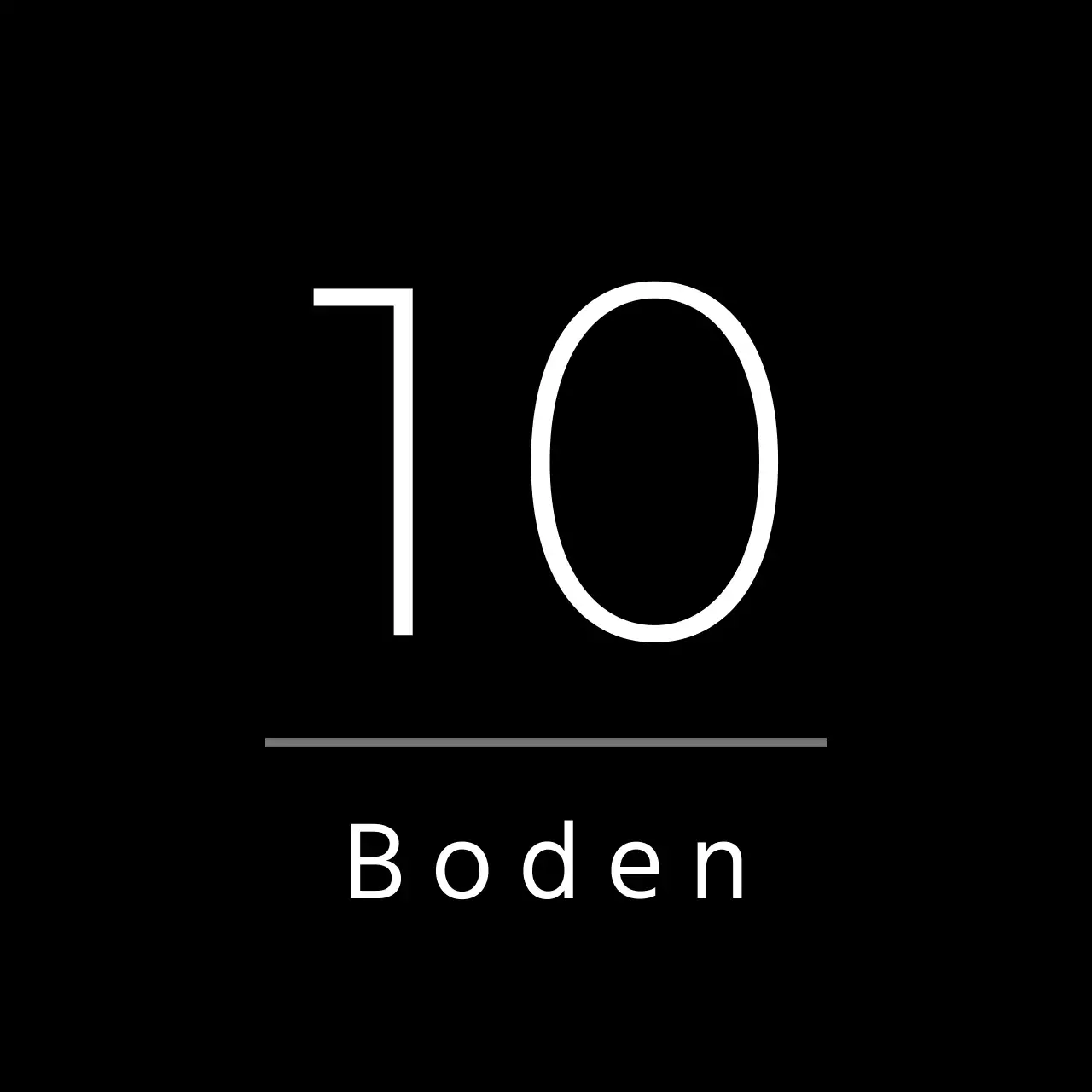 Schwarze einfache Beschilderung