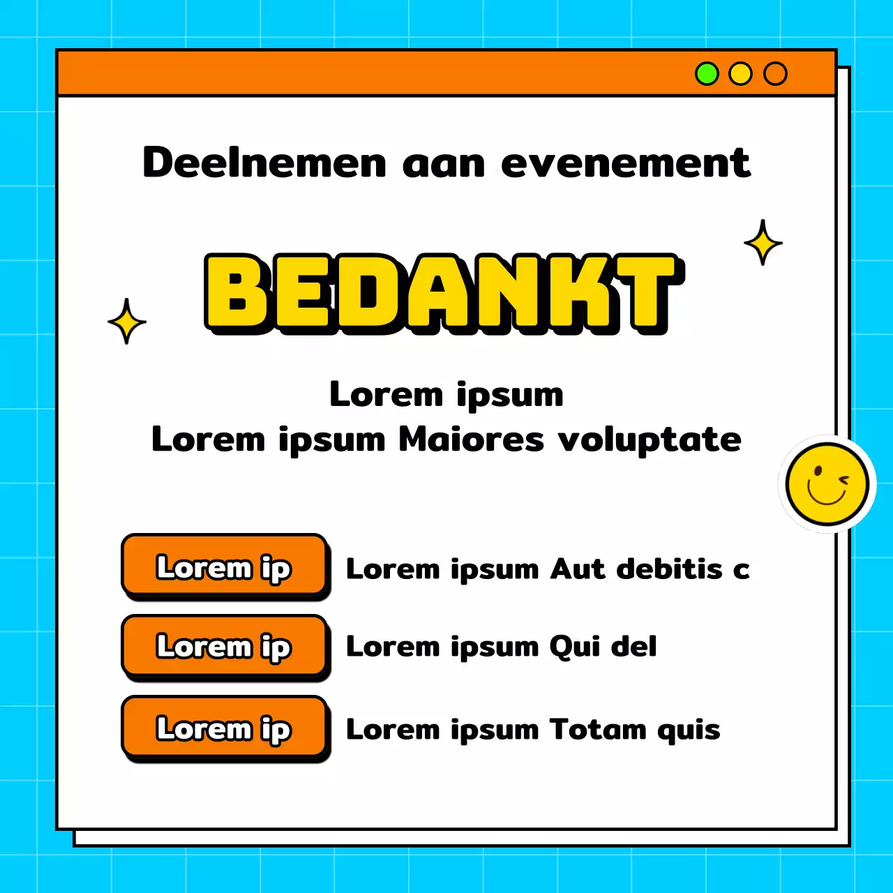 Een balansspel voor op de werkplek met gele en lichtblauwe accenten geplaatst door