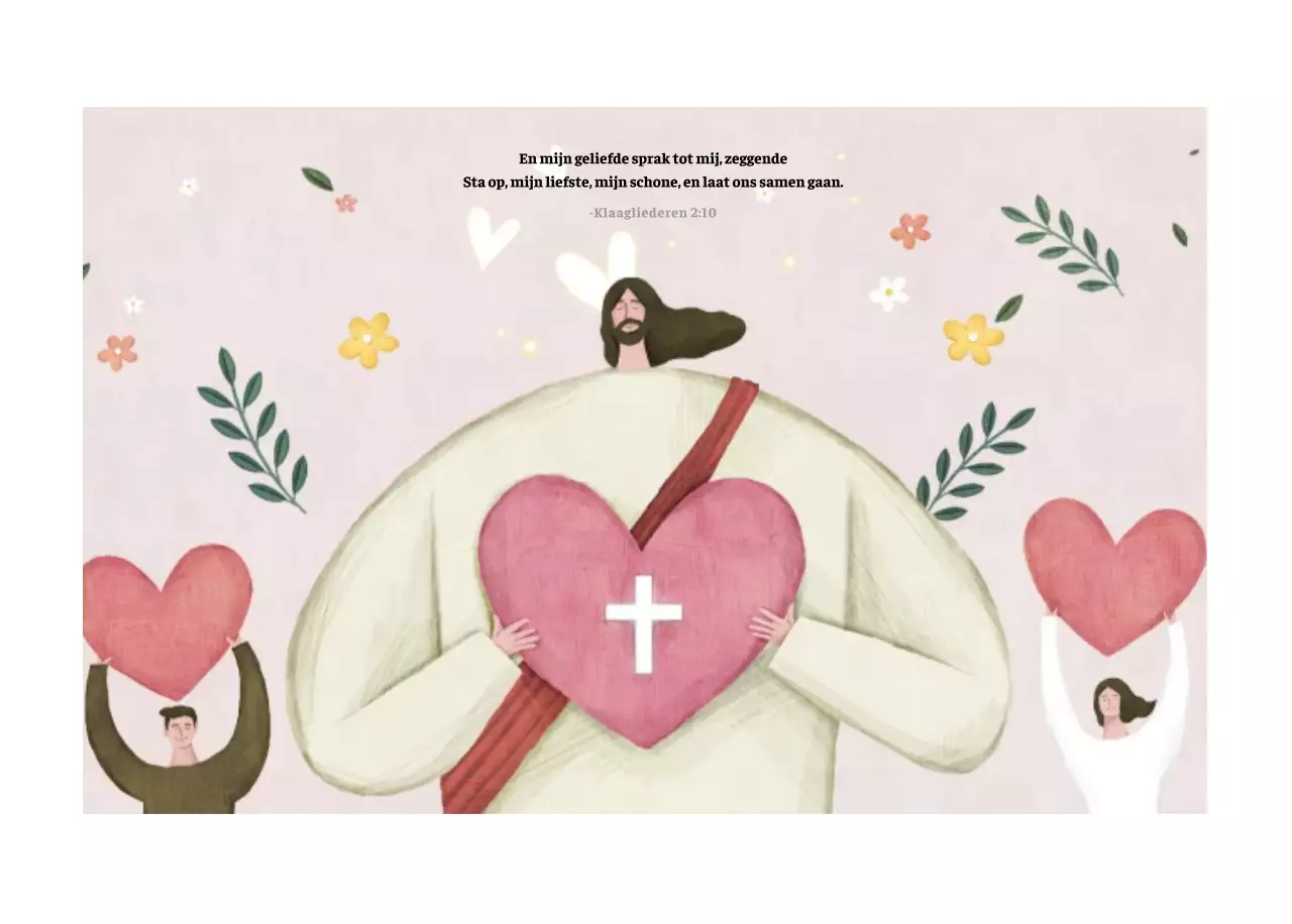 Pastel schone illustratie kerk