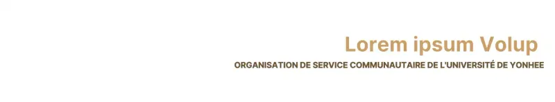 Combinaison propre de symboles et d'emblèmes en marron et bleu marine Promouvoir et vendre le service communautaire de votre université.