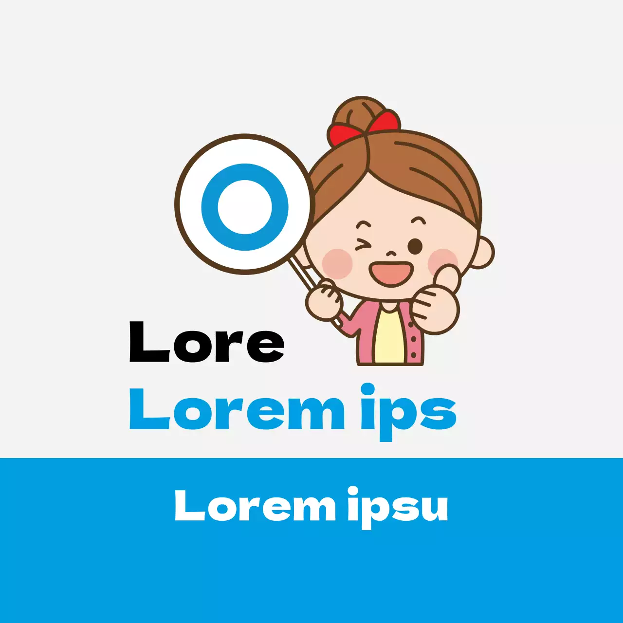 Ilustración azul bonita corona cuarentena