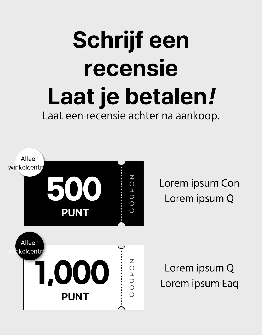 Zwart-wit, schone beoordelingenDetailpagina evenement