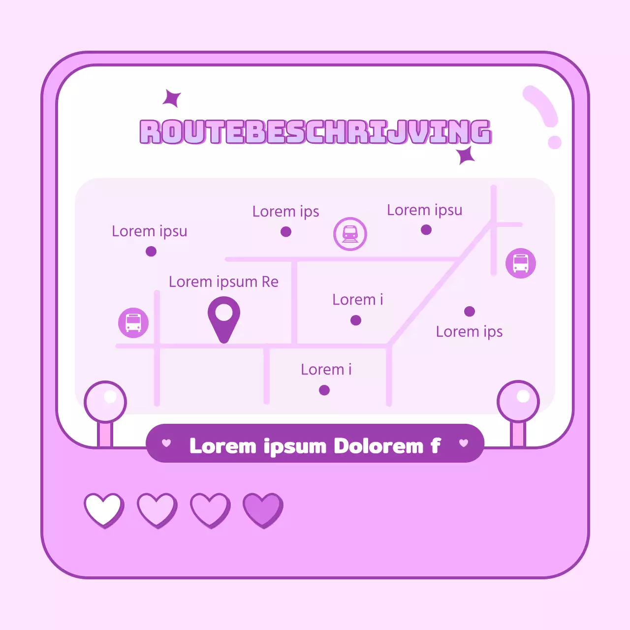 Een pop-up winkel met een schattig paars arcade machine concept