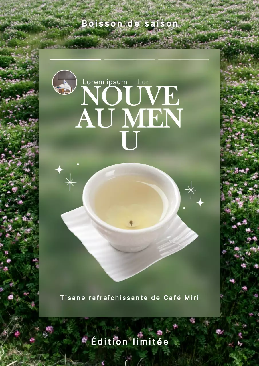 Nouveau menu au Story Concept Cafe vert et chartreuse