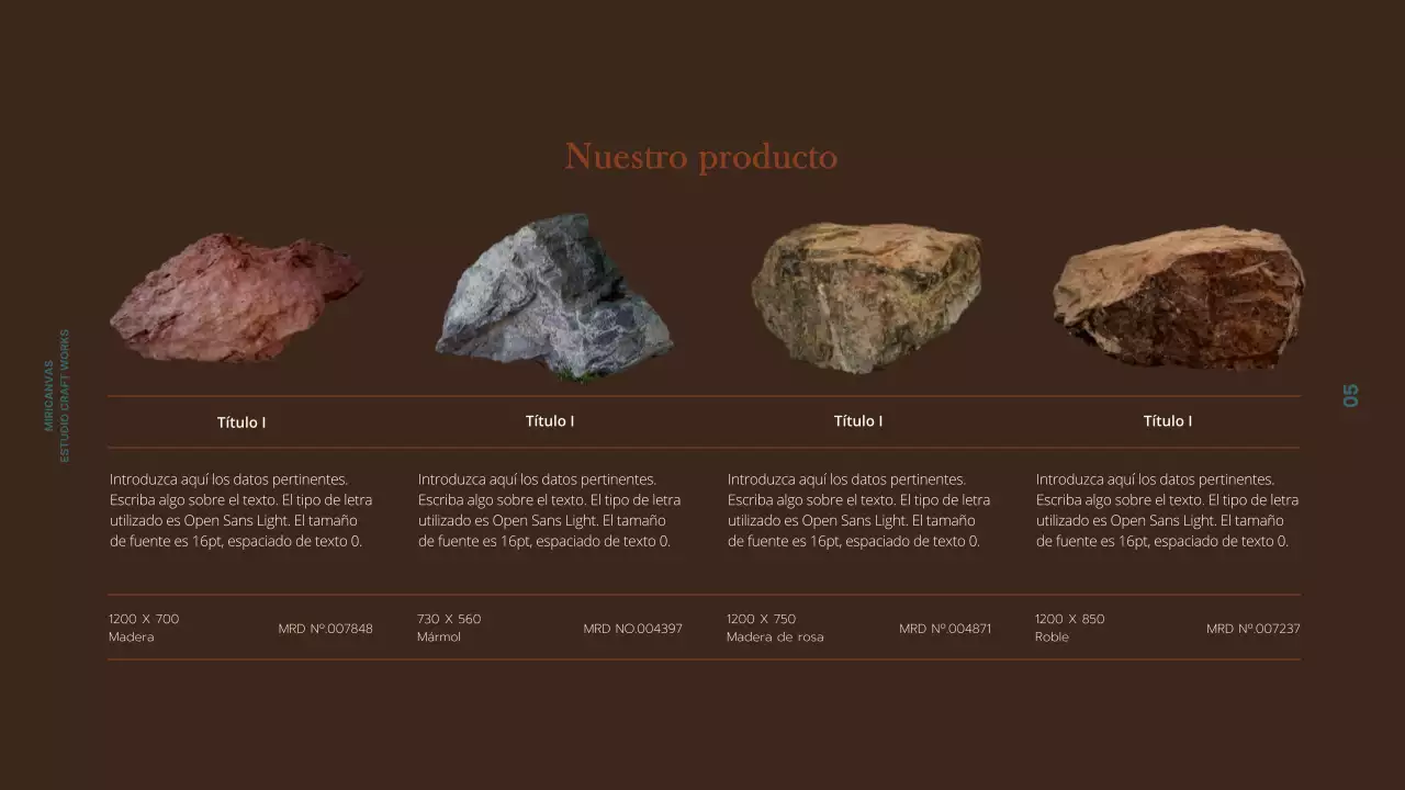 Perfil de la empresa_Artesanía