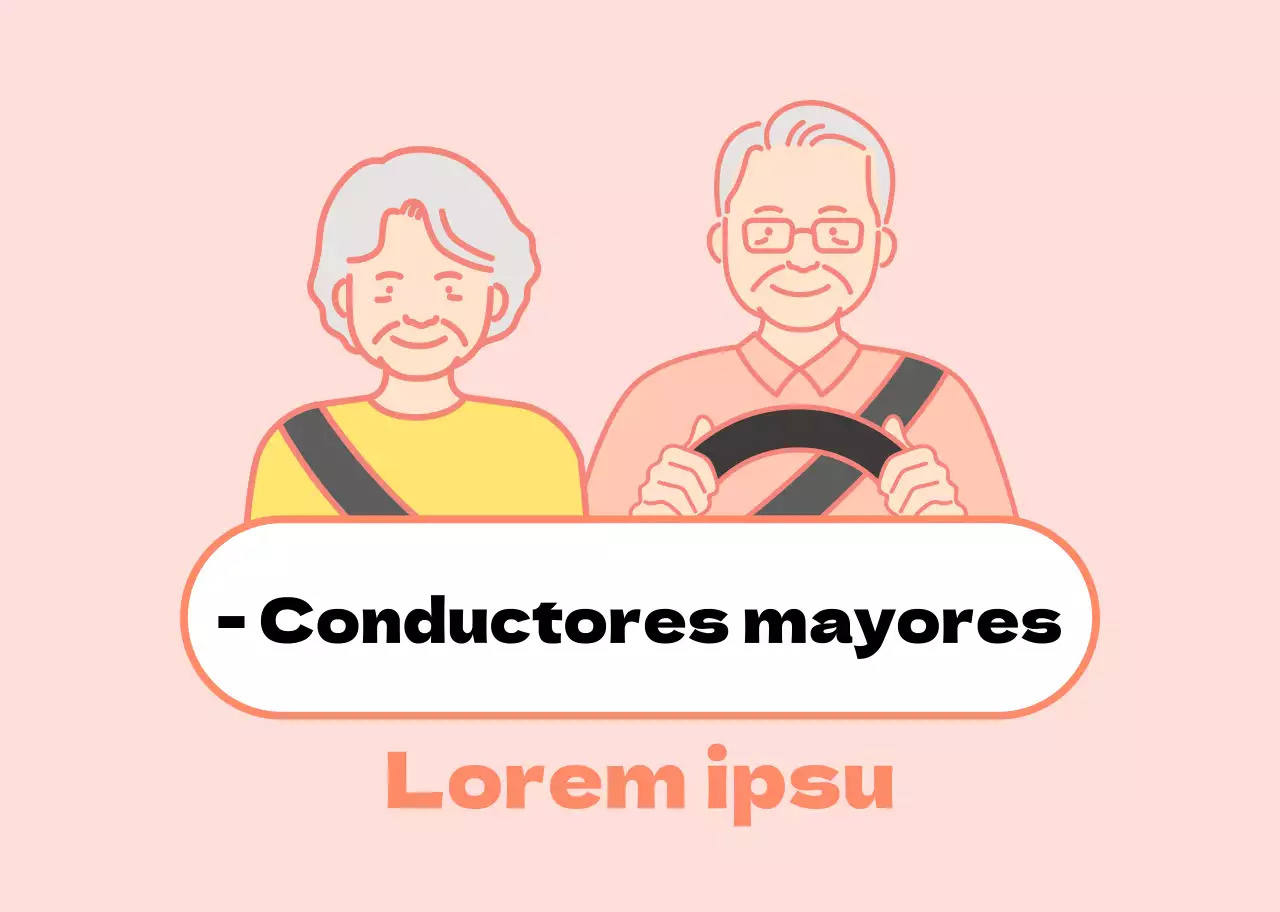 Imán para coche de anciano