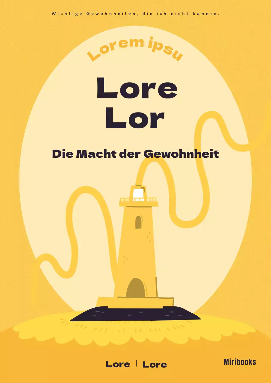 Ein Selbsthilfebuch, hervorgehoben durch einen gelben, beruhigenden Leuchtturm