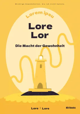 Ein Selbsthilfebuch, hervorgehoben durch einen gelben, beruhigenden Leuchtturm