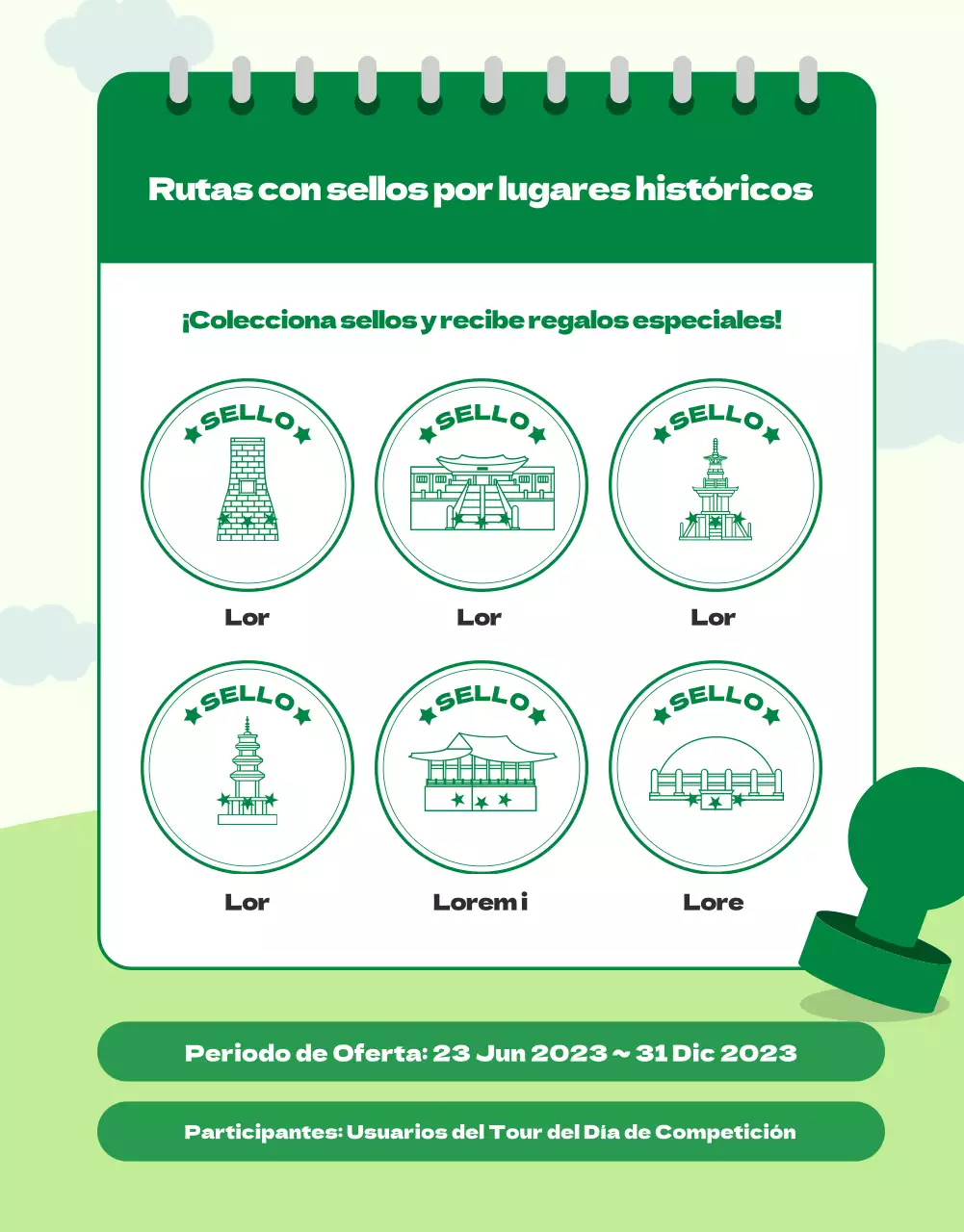 Un viaje abstracto de un día por la historia de las carreras