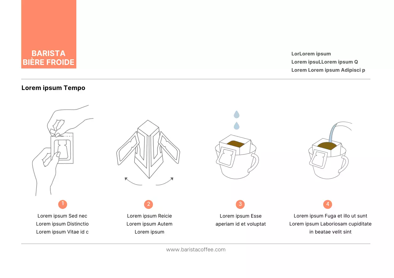 Brown Tone Bean Illustration Café Information sur le produit