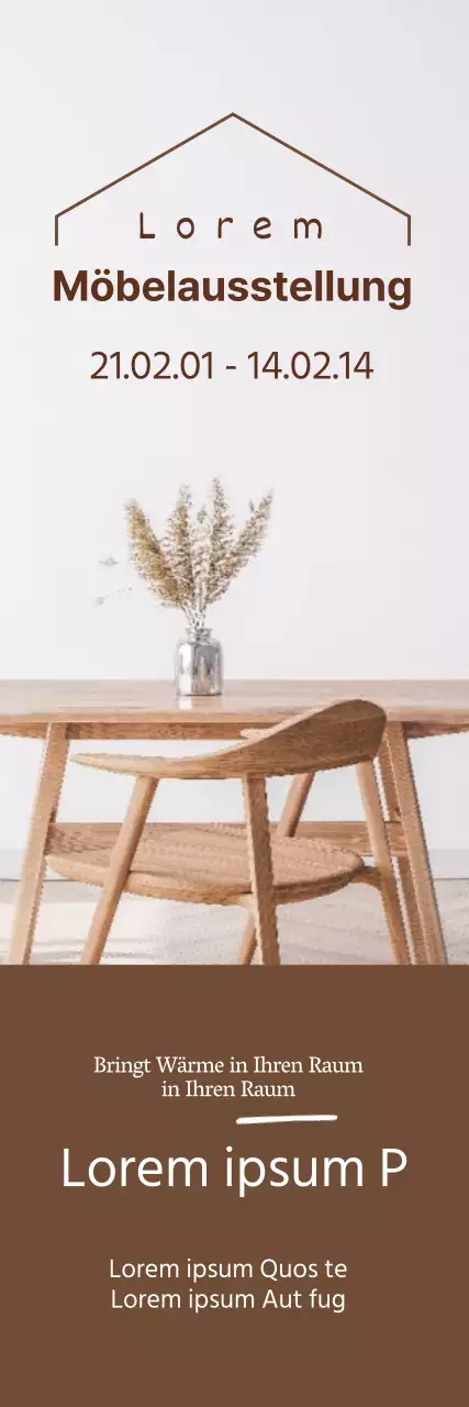 Brown PhotographyWerben Sie für einen Ausverkauf von sauberen Möbeln und Wohnaccessoires.