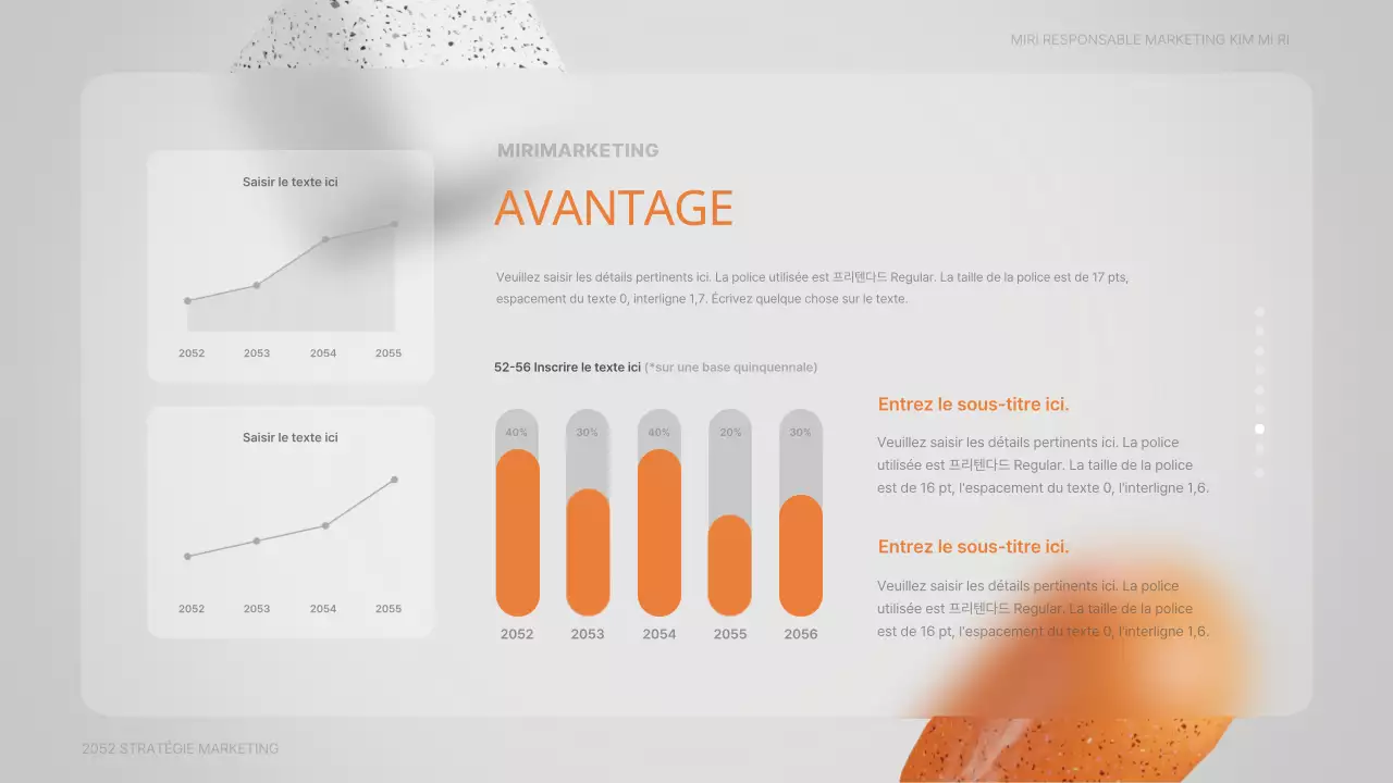Verremorphisme stéréoscopique en 3D du marketing d'un centre médical en gris et orange