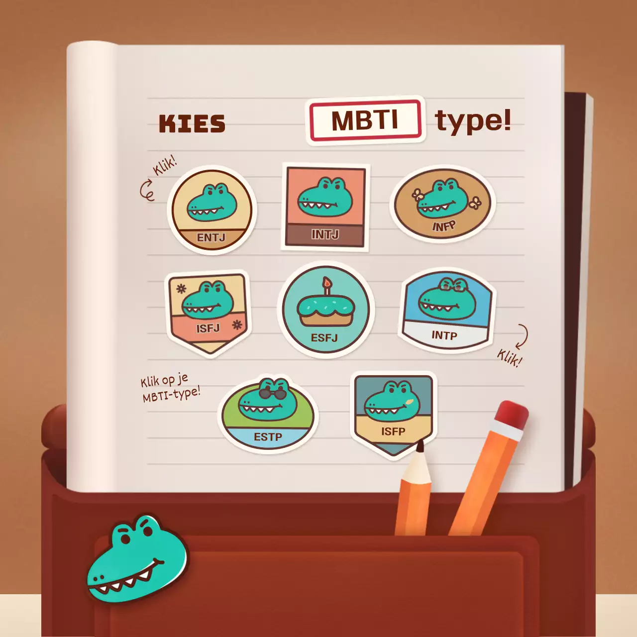 Testen van bruine en groene retro schooltas concept mock-ups