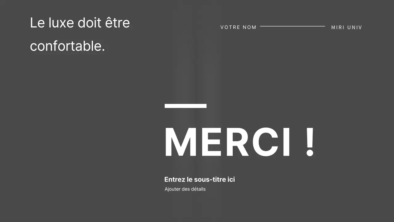 Présentation du portefeuille