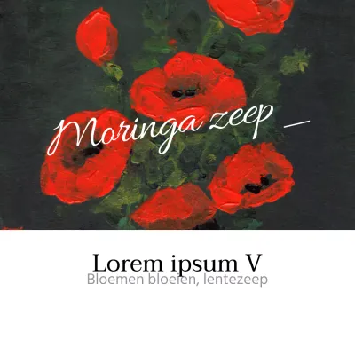 Wanneer de bloemen bloeien en de lente