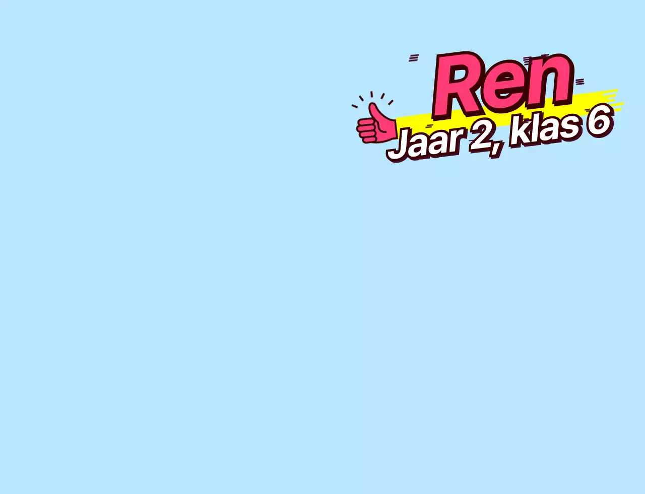 Roze met gele schuine tekst schoolgroep t-shirt