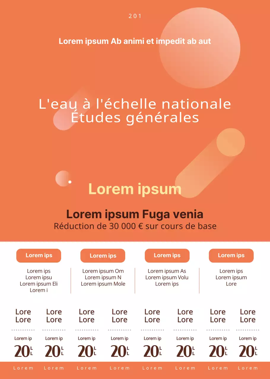 Un orange et un blanc épurés pour annoncer et promouvoir les ouvertures de formation