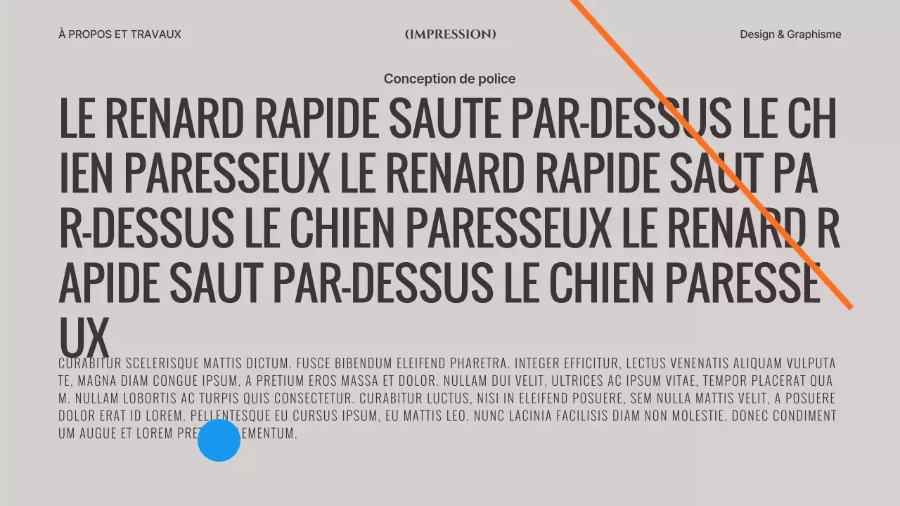 Lignes et formes grises et kaki concept design portfolio