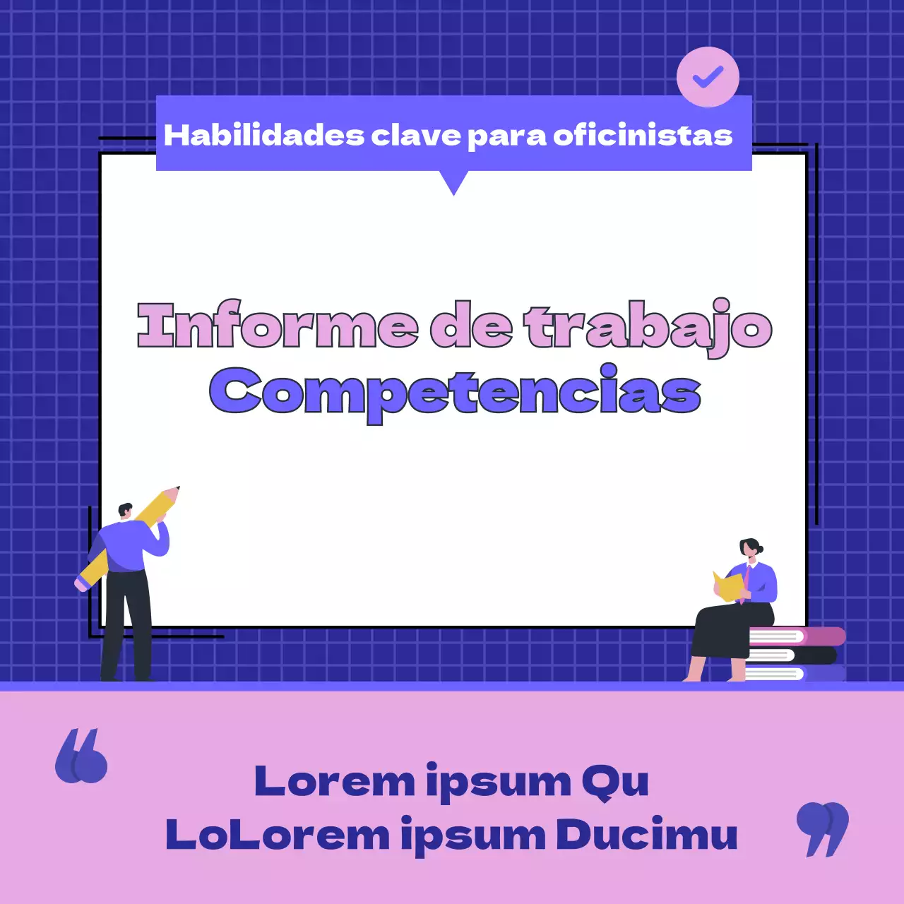 Tarjeta azul y rosa para la vida laboralnoticias