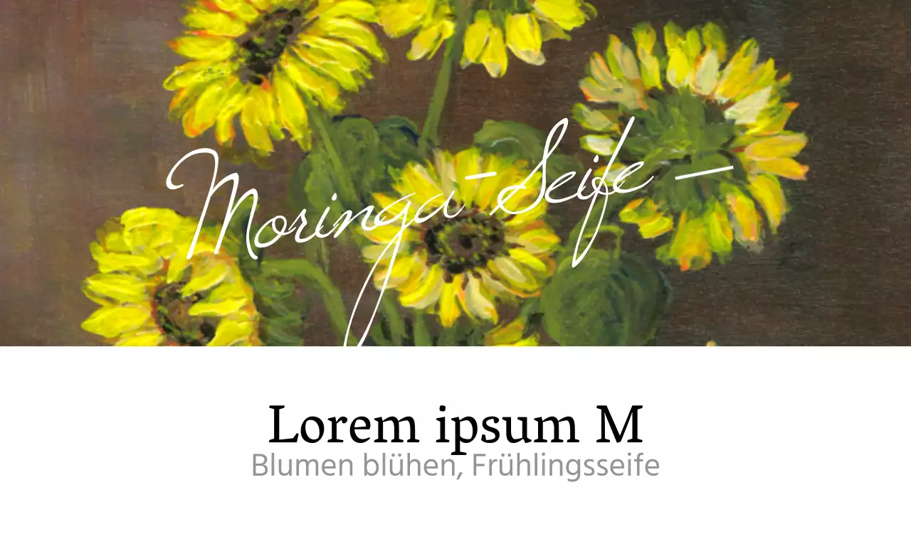 Wenn die Blumen blühen und der Frühling