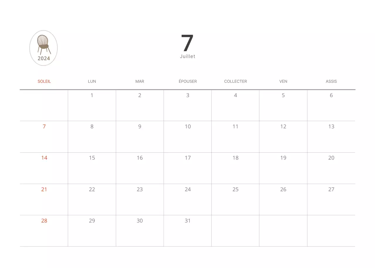 Meubles simples et naturels dans des tons beiges et neutres