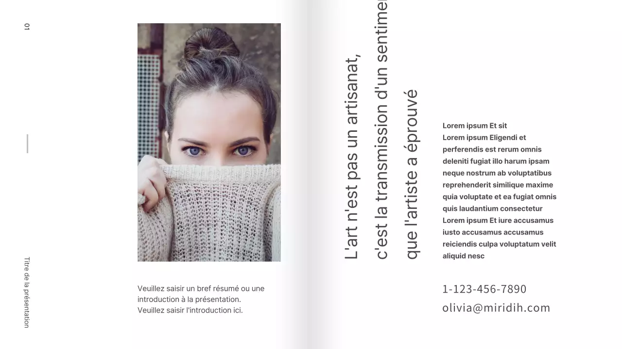 Présentation du portefeuille