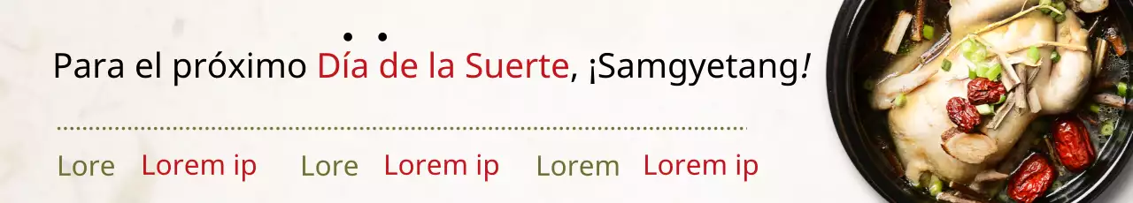 Para el próximo Año Nuevo Lunar, el samgyetang