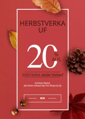 Herbst, letzter Verkauf