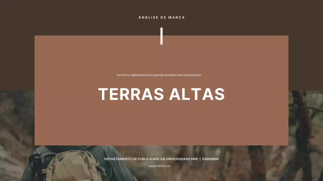Castanho e simples para apresentar estudos de caso