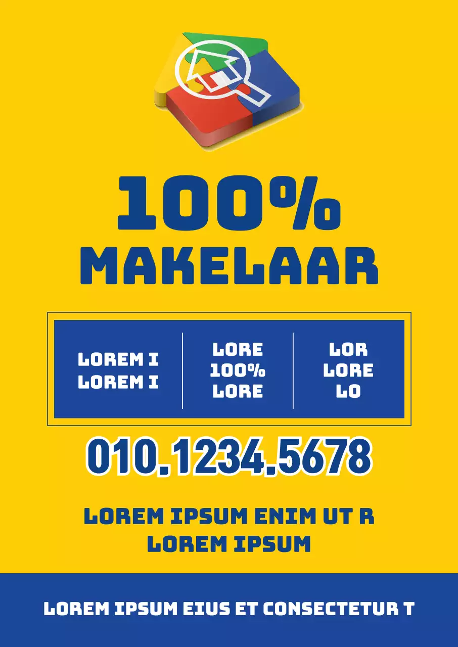 Promoot oranje makelaars