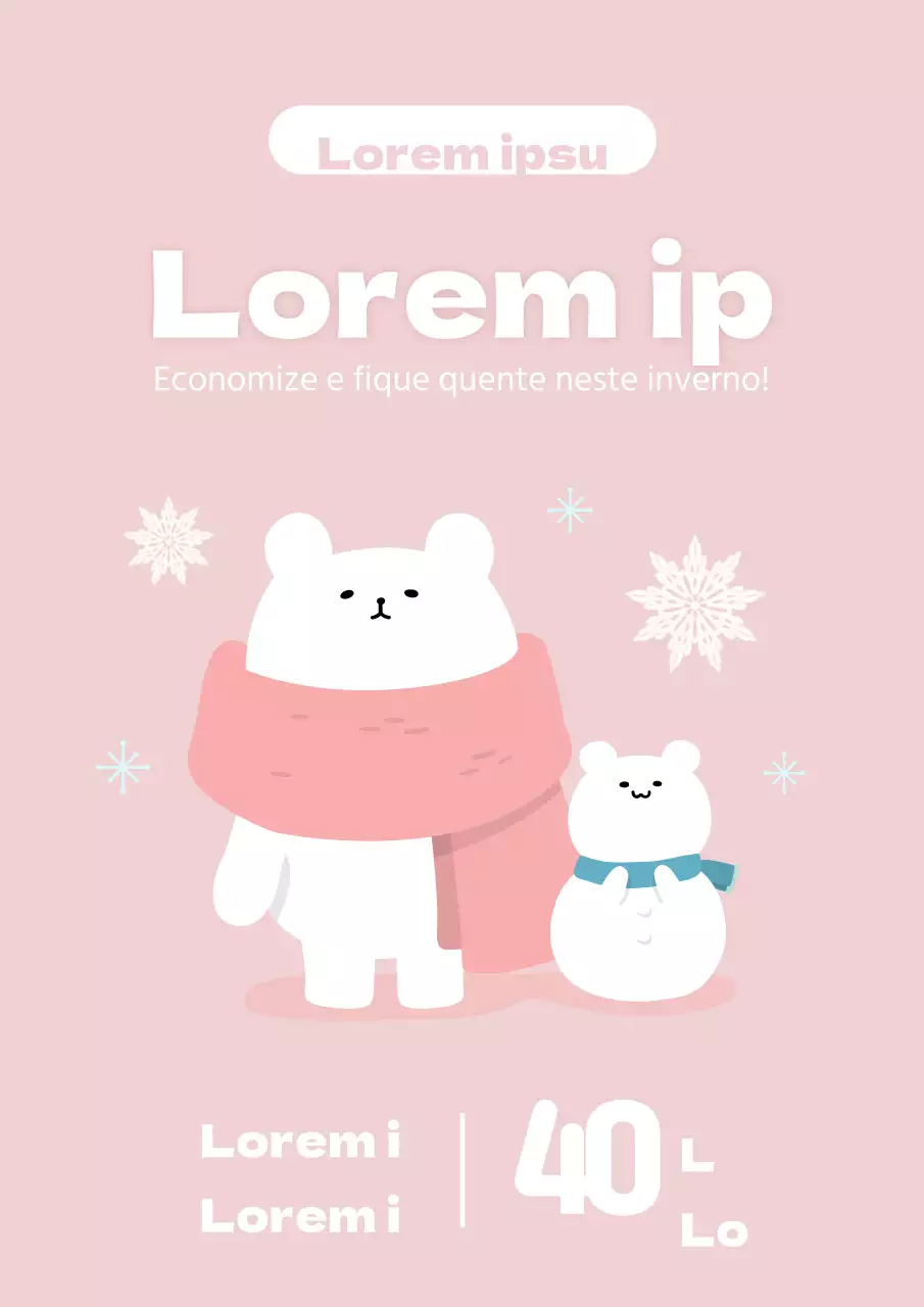 Desconto por estar frio
