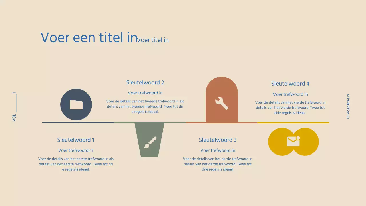 Een tijdlijngrafiek ontwerpen met een nonchalant concept