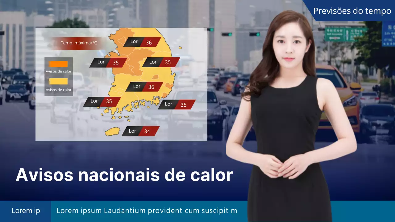 Miniatura do YouTube do conceito de previsão meteorológica de notícias