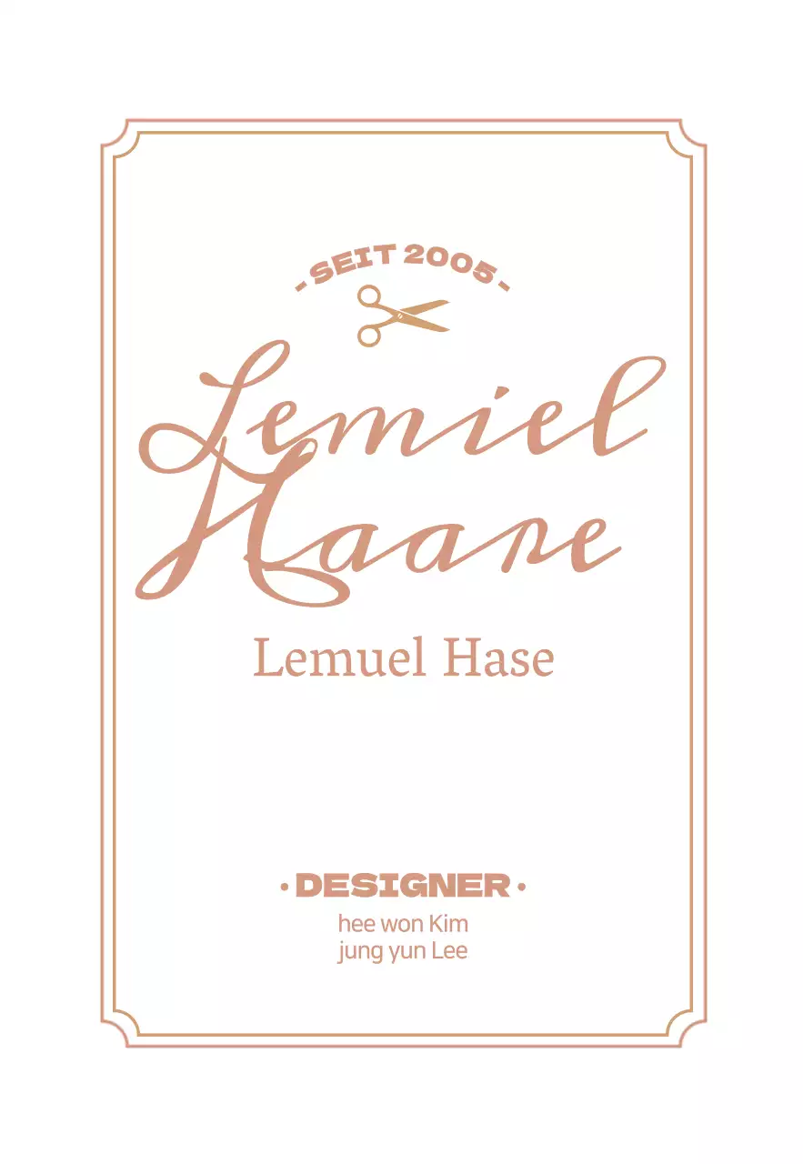 Weißes luxuriöses Friseurschild