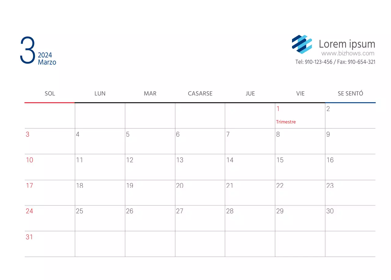 Marina Blanca Hospital Simple