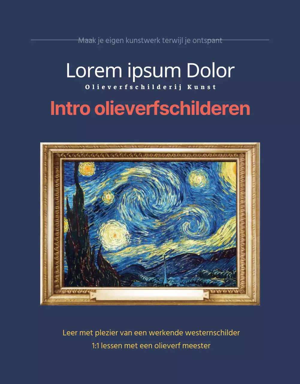Je eigen kunstwerk schilderen met helende oliënIntroductielesBezoeklesPrivélesVolwassen hobbyKunstolie schilderenHobbylesKunstdocent 1:!