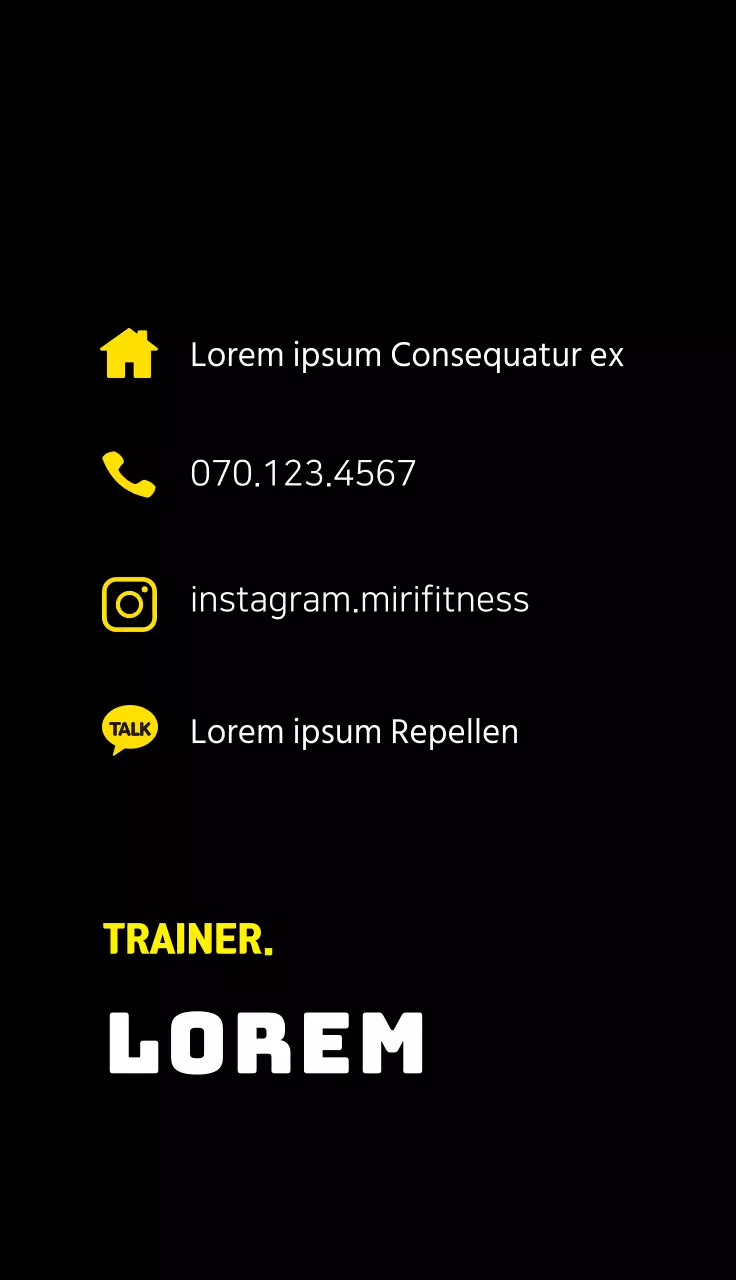 Fitness promoten in geel