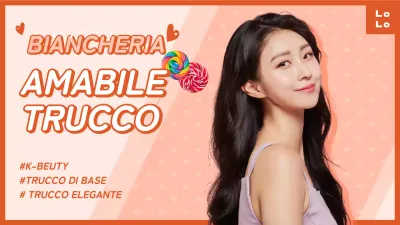 Trucco da giorno bianco in arancione YouTube thumbnail