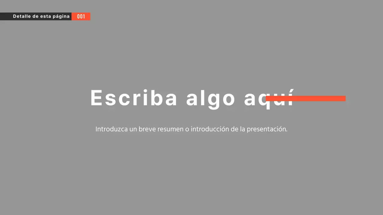 Presentaciones en blanco y negro