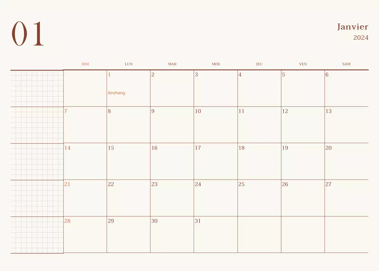 Mise en page de photos de cafés émotionnels en beige et marron