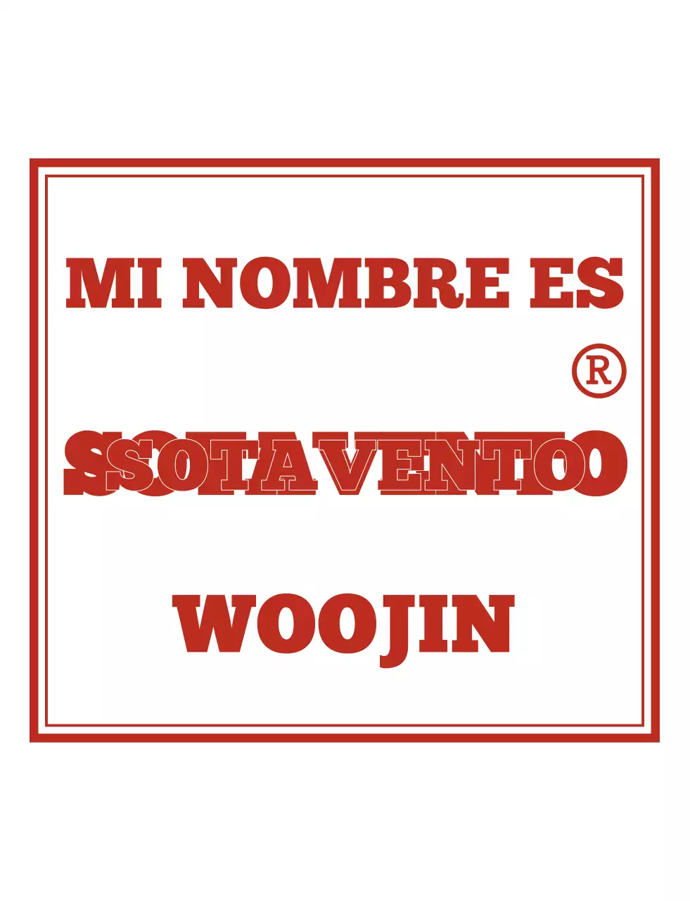 Camiseta de grupo de concepto sencillo y moderno en rojo y blanco