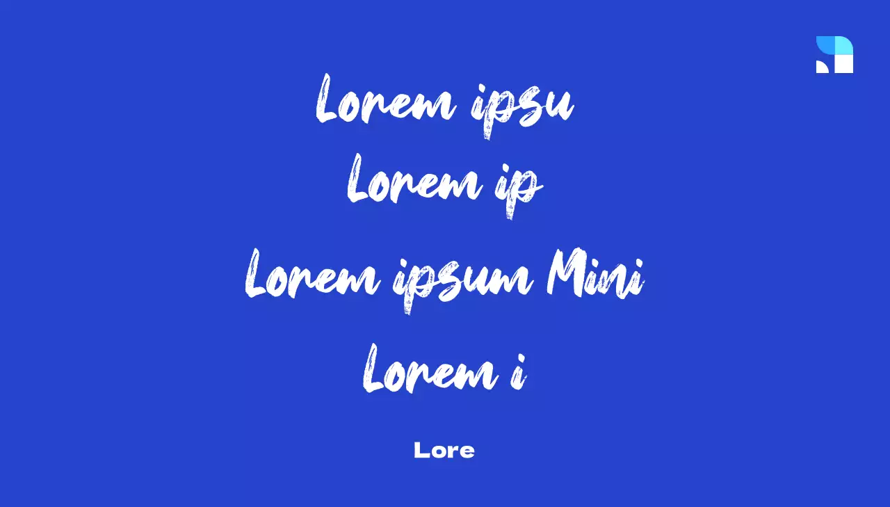 Einfaches Design mit kursiv hervorgehobenen Berufsbezeichnungen in Blau