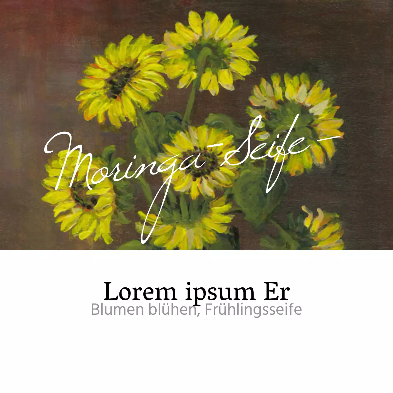 Wenn die Blumen blühen und der Frühling