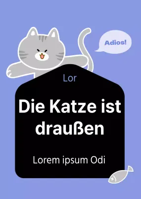 Vorsicht vor Katzen Camagnet