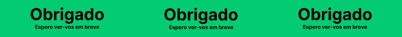Desenho simples com texto de agradecimento verde e verde