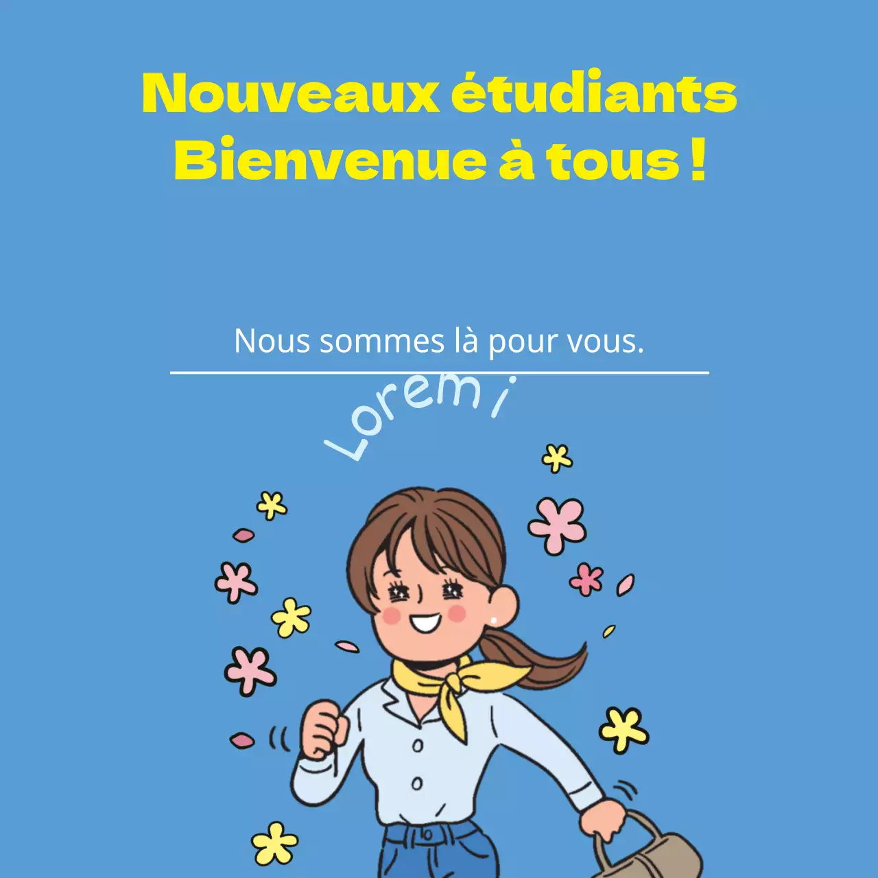 Accueil des nouveaux étudiants