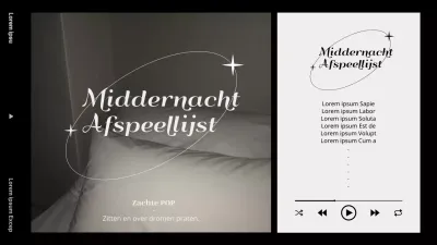 Zwart-wit en beige vintage-geïnspireerde afspeellijst YouTube thumbnail