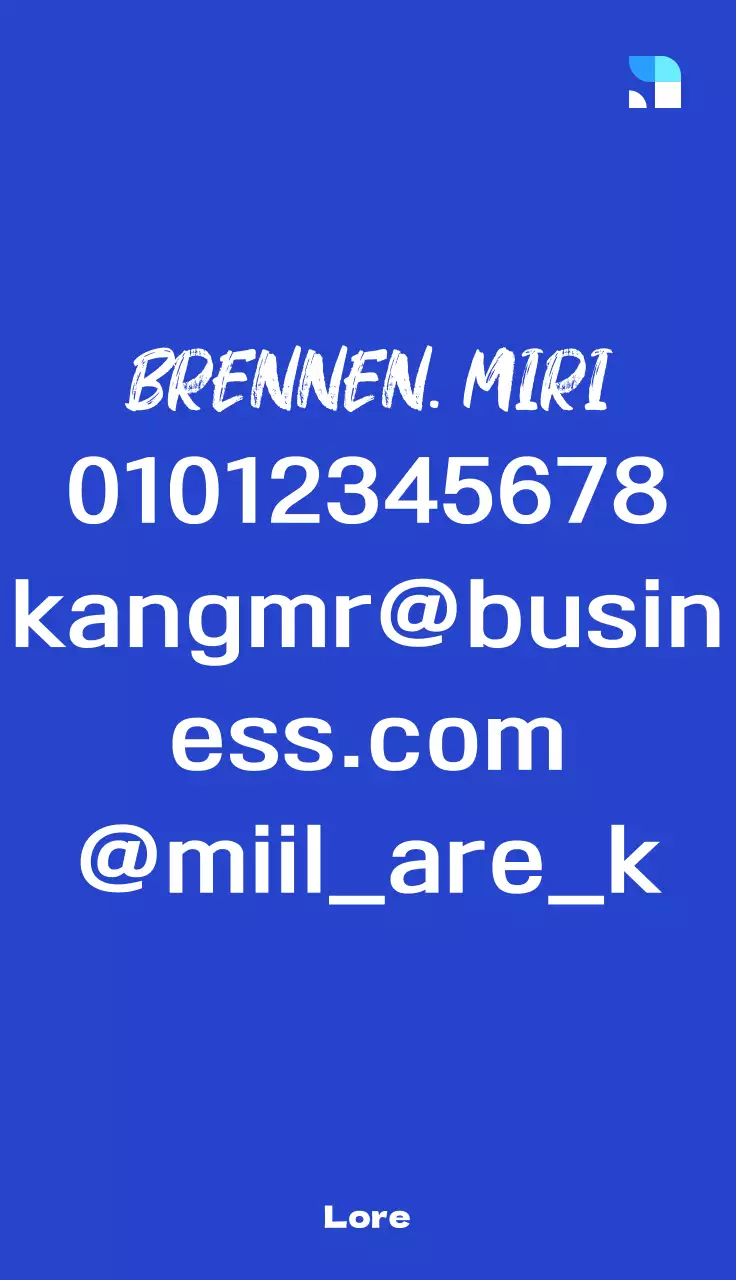 Einfaches Design mit kursiver Hervorhebung der Berufsbezeichnungen in Blau